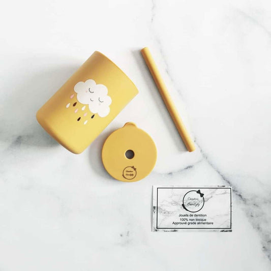 Gobelets avec paille nuage améliorer - www.Shopthatapp.com