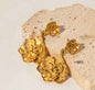 My.PerfectPair Gold Flower Earrings - Elegant Floral Design