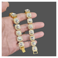 Lost and Found Gold Tennis Bracelet with Elegant Crystals - Www.Shopthatapp.com