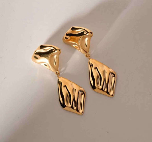 My.PerfectPair Gold Tia Earrings - Elegant Gold Jewelry