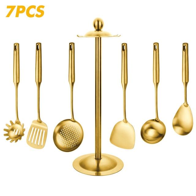 Golden Cooking Set - www.Shopthatapp.com