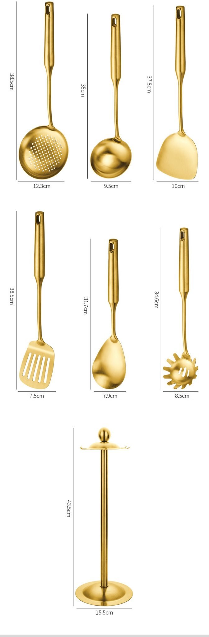 Golden Cooking Set - www.Shopthatapp.com