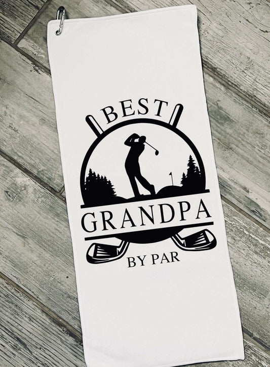 RusticGirls.Trilogy Golf Towel for Grandpa - Best Gift - Www.Shopthatapp.com