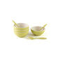 Peterson Housewares Green Small Bowl Set - 4 Bowls & Spoons - Www.Shopthatapp.com