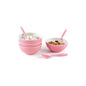 Peterson Housewares Green Small Bowl Set - 4 Bowls & Spoons