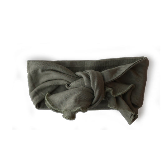 Bandeau en bambou couleur olive