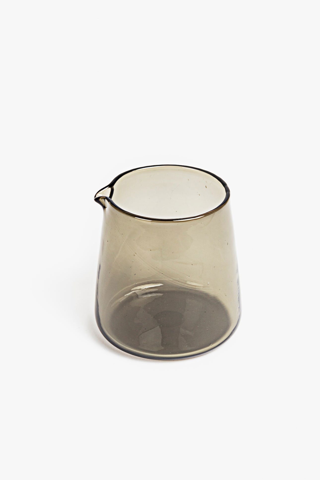 Grey Glass Blown Handmade Water Jug - www.Shopthatapp.com