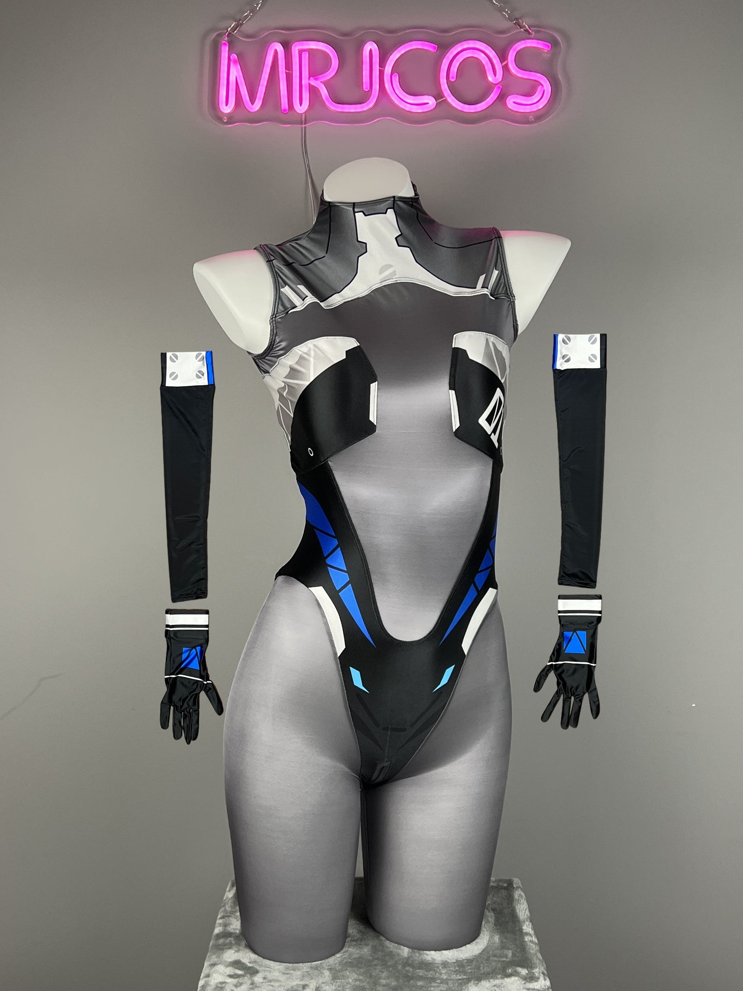Anime Sci-Fi Spandex Cosplay Open Crotch Bodysuit Costume Lingerie Zentai - www.Shopthatapp.com