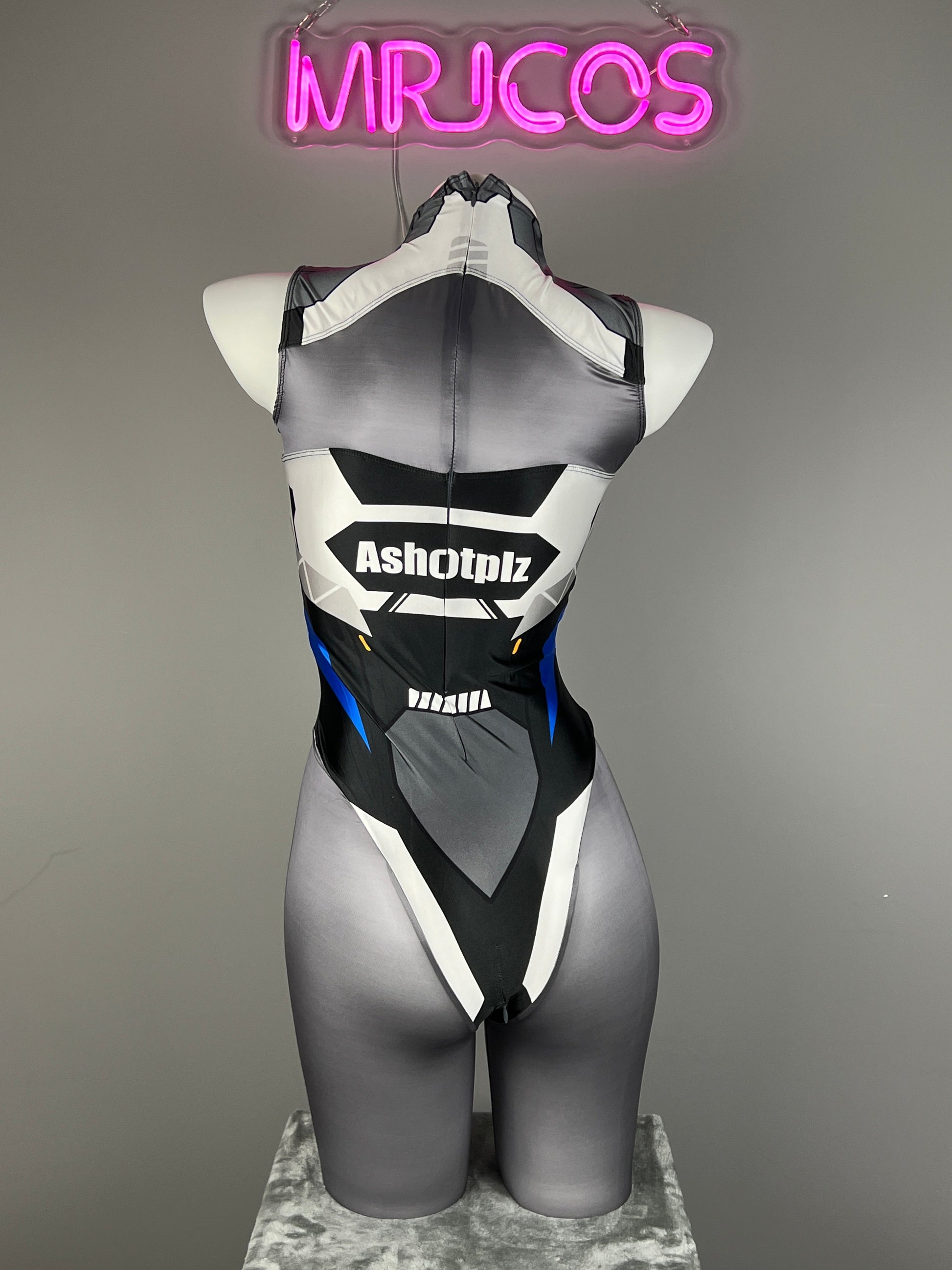 Anime Sci-Fi Spandex Cosplay Open Crotch Bodysuit Costume Lingerie Zentai - www.Shopthatapp.com