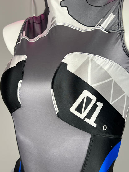 Anime Sci-Fi Spandex Cosplay Open Crotch Bodysuit Costume Lingerie Zentai - www.Shopthatapp.com