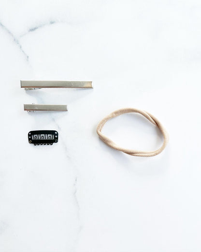 Grosse bouclette beige pour cheveux - www.Shopthatapp.com