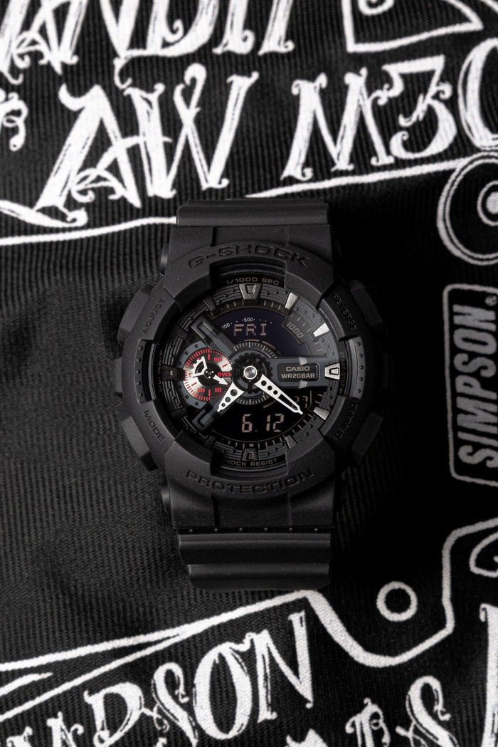 CASIO G-Shock Analog-Digital X-Large Military Black | GA110MB-1A - www.Shopthatapp.com