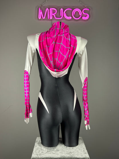 Woman Super Hero Spandex Cosplay Full Bodysuit Halloween Costume Zentai - www.Shopthatapp.com