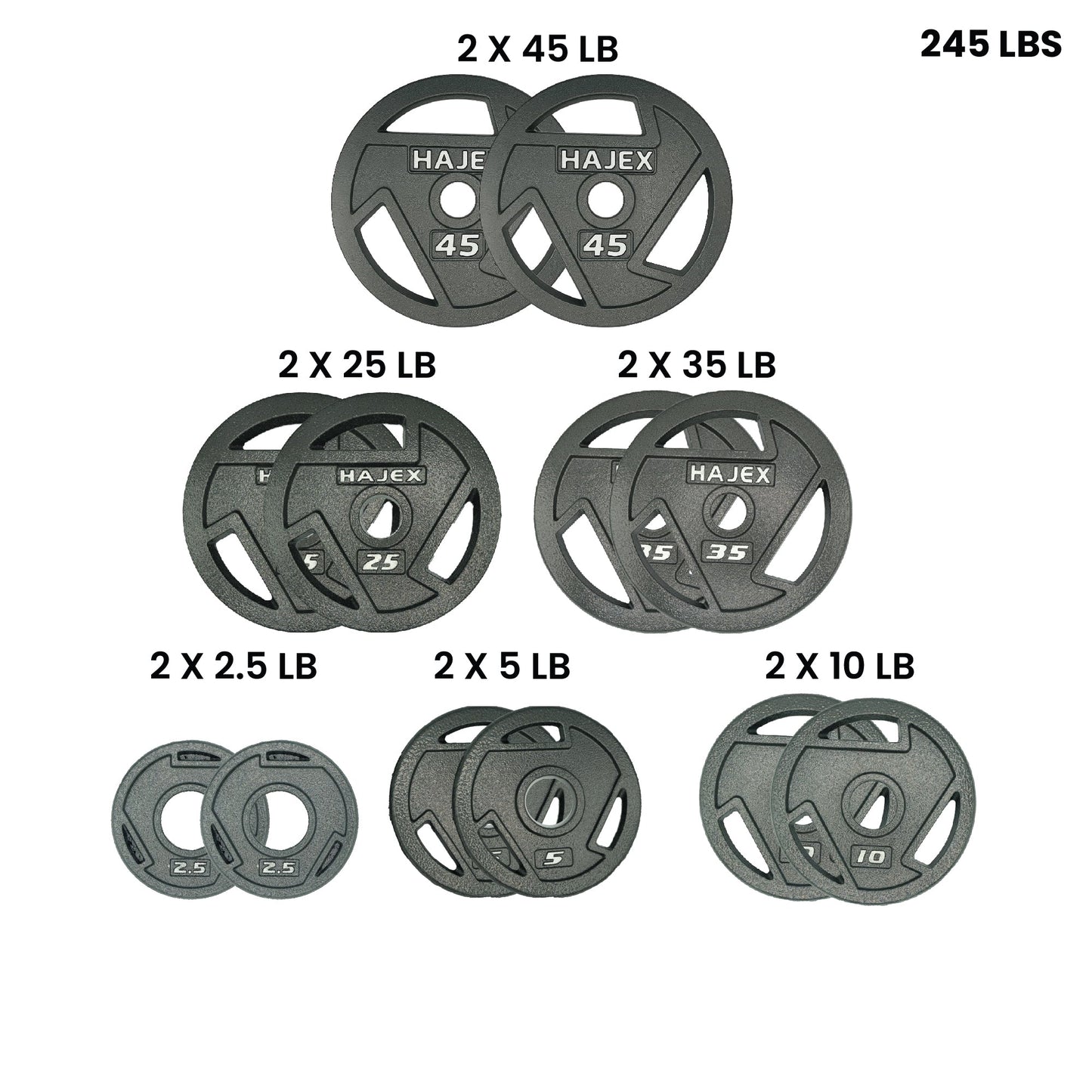 HAJEX Gewichtsscheiben-Sets