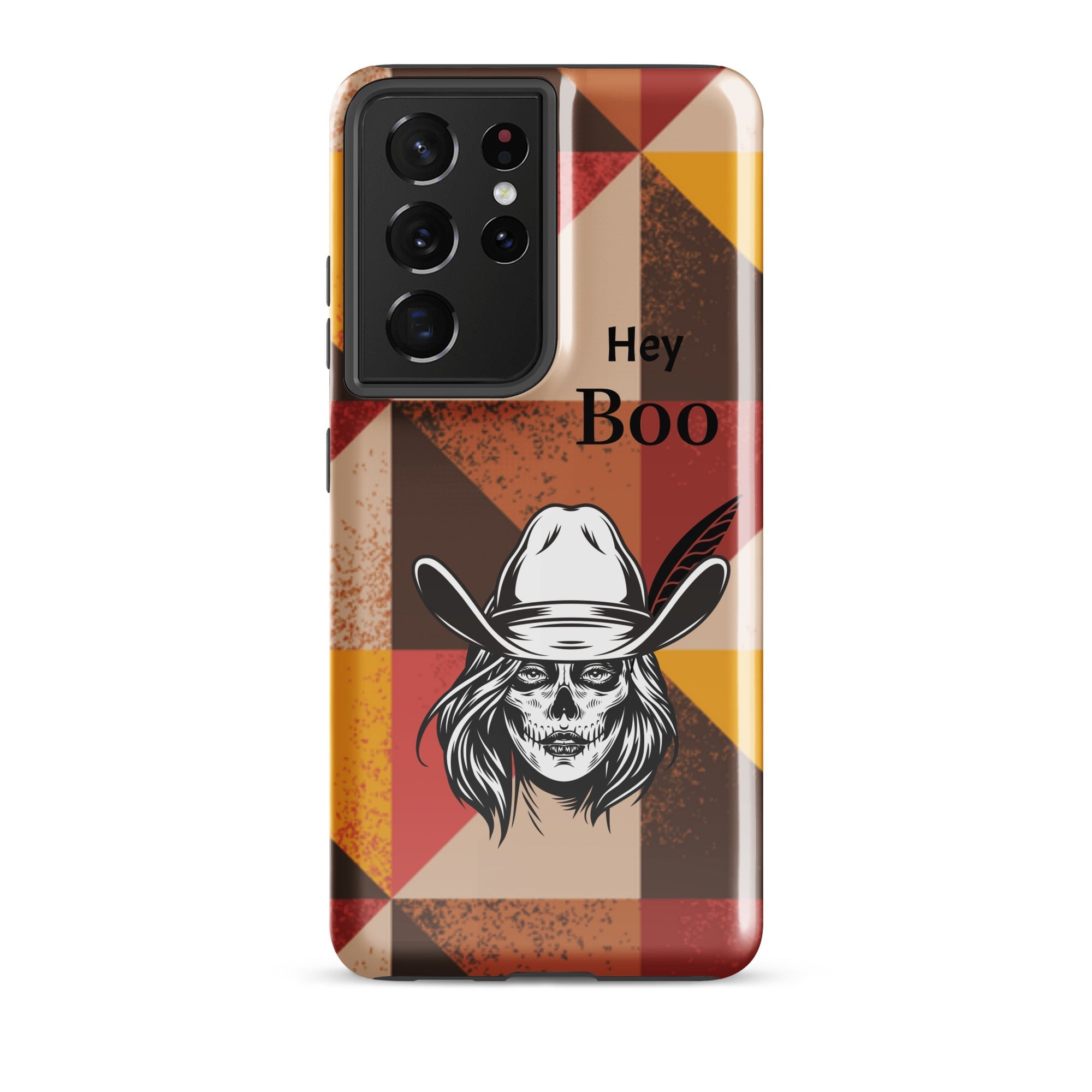 Tough case for Samsung® Hey Boo! - www.Shopthatapp.com