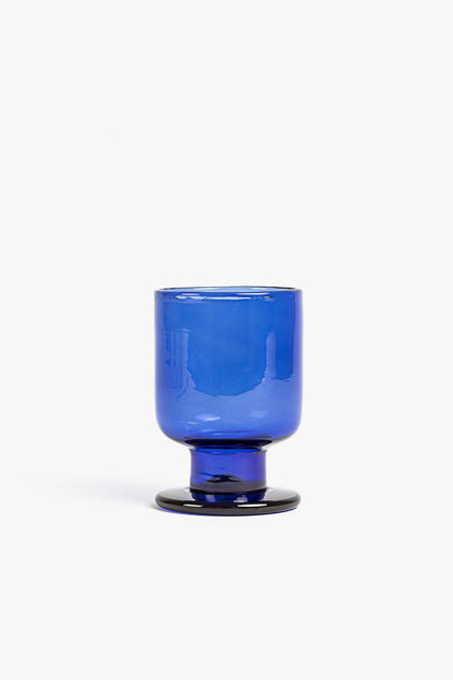 Lot de 2 gobelets en verre soufflé faits à la main