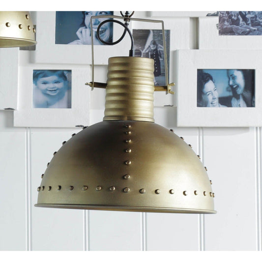 Hanging Pendant Lamp, Brass Finish, 60% Off - www.Shopthatapp.com
