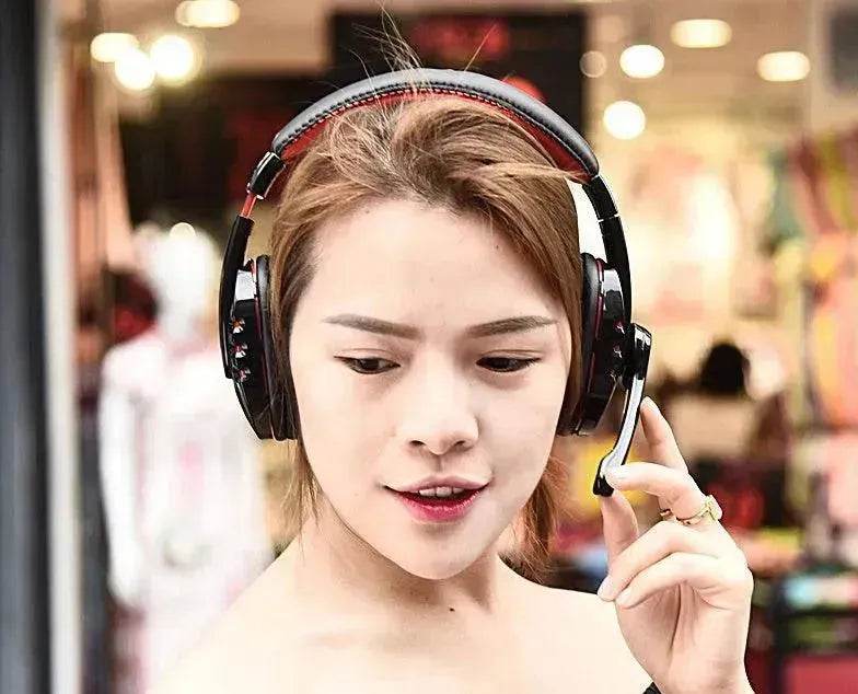 Headset wireless bluetooth headset - www.Shopthatapp.com