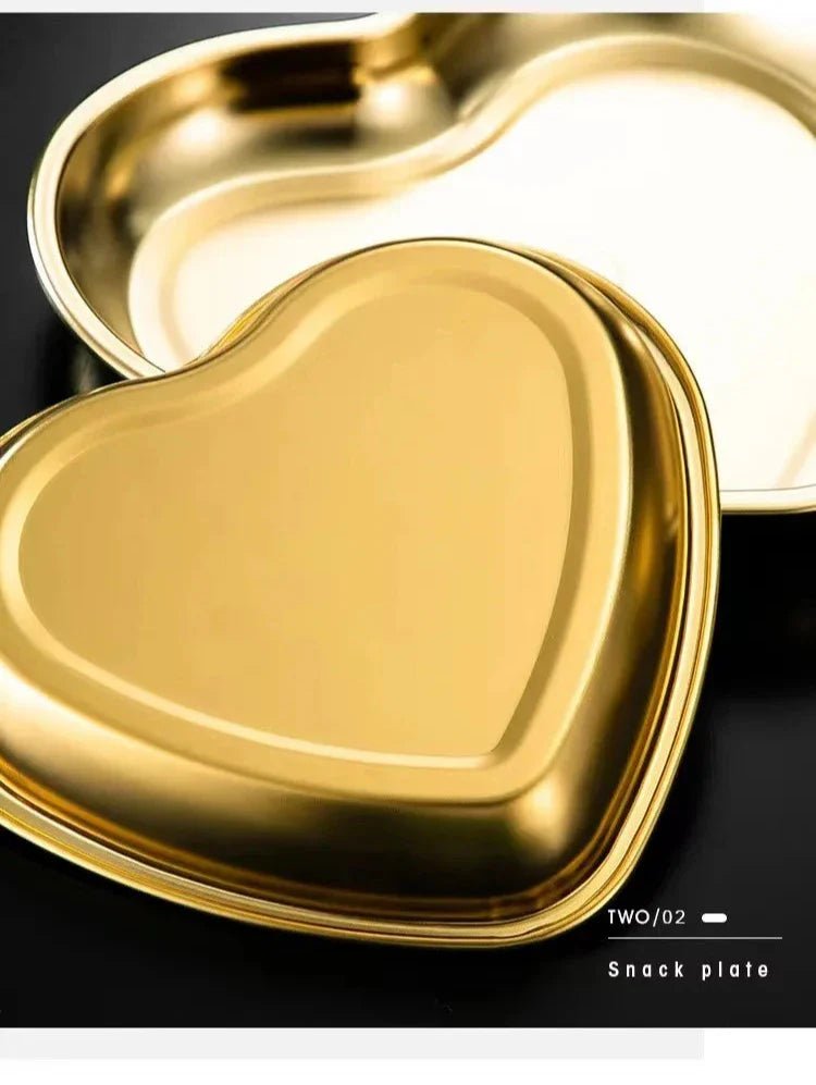 Heart Stainless Steel Bowl - www.Shopthatapp.com