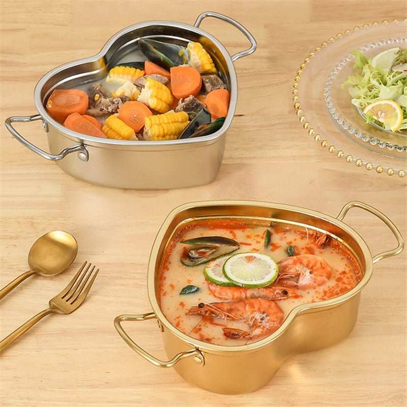 Heart Stainless Steel Bowl - www.Shopthatapp.com