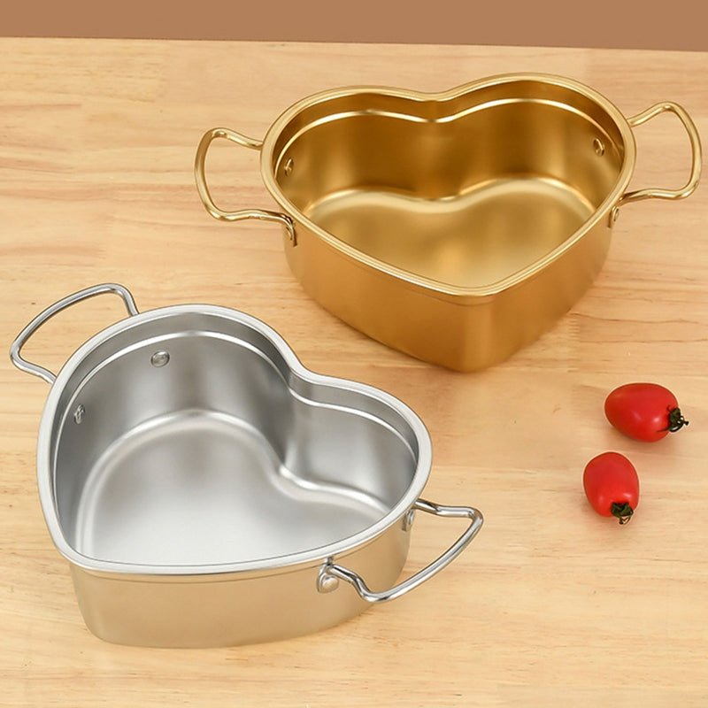 Heart Stainless Steel Bowl - www.Shopthatapp.com