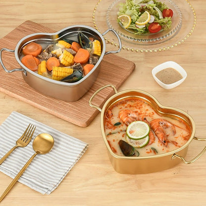 Heart Stainless Steel Bowl - www.Shopthatapp.com