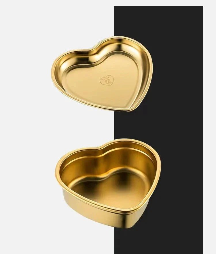 Heart Stainless Steel Bowl - www.Shopthatapp.com
