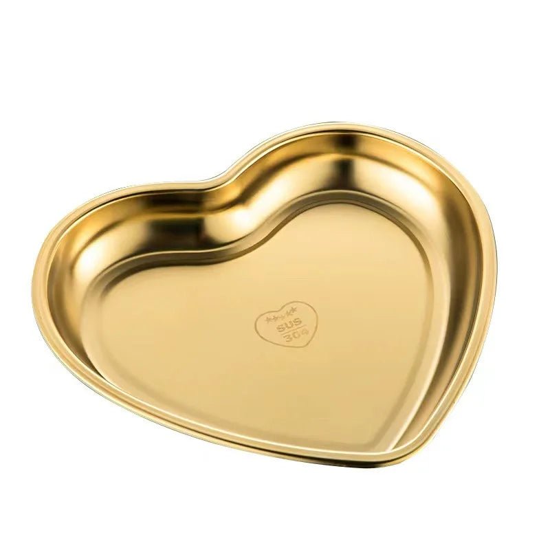 Heart Stainless Steel Bowl - www.Shopthatapp.com