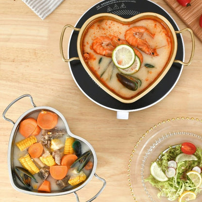 Heart Stainless Steel Bowl - www.Shopthatapp.com