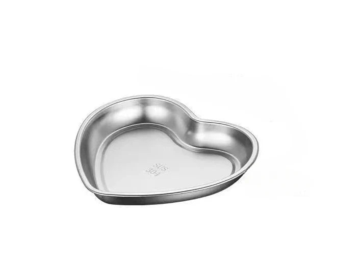 Heart Stainless Steel Bowl - www.Shopthatapp.com