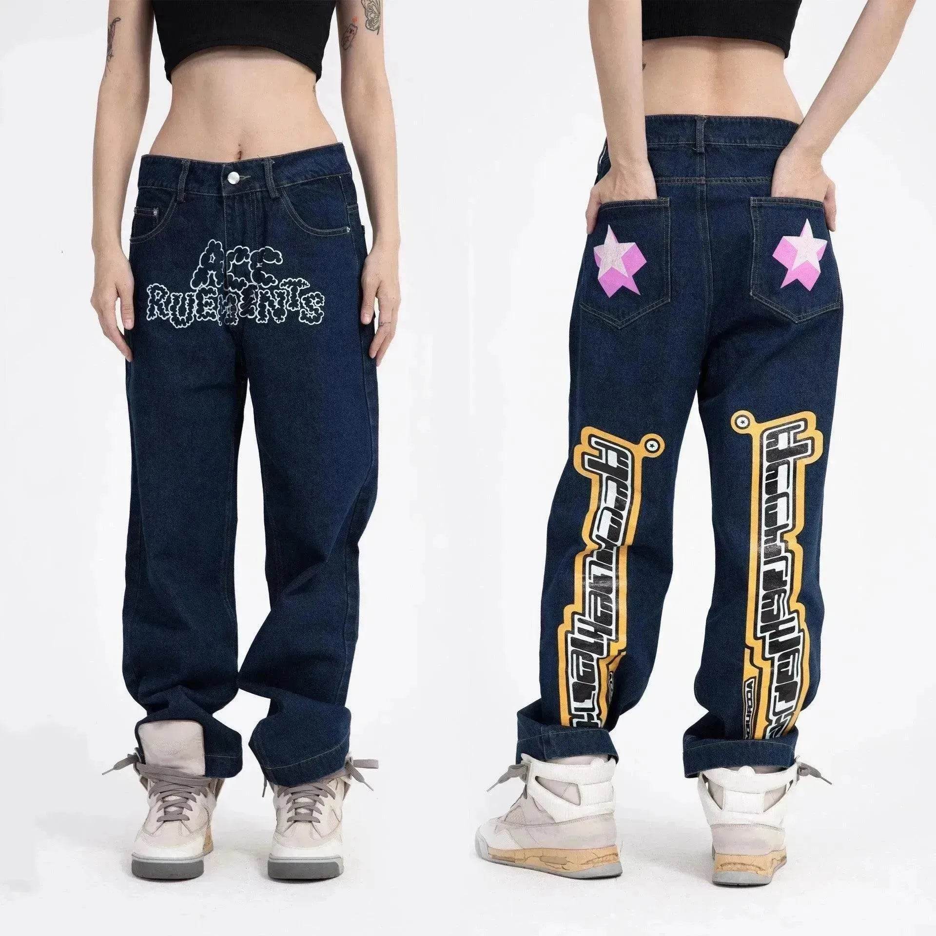 High Waist Jeans Original Slimming Trousers Men And Women - www.Shopthatapp.com