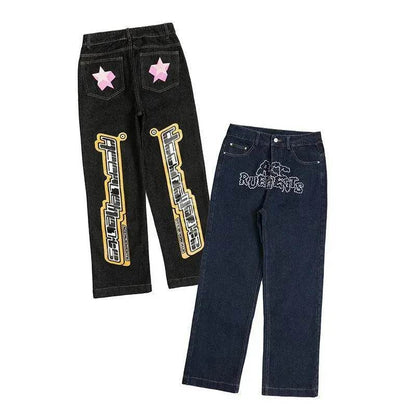 High Waist Jeans Original Slimming Trousers Men And Women - www.Shopthatapp.com