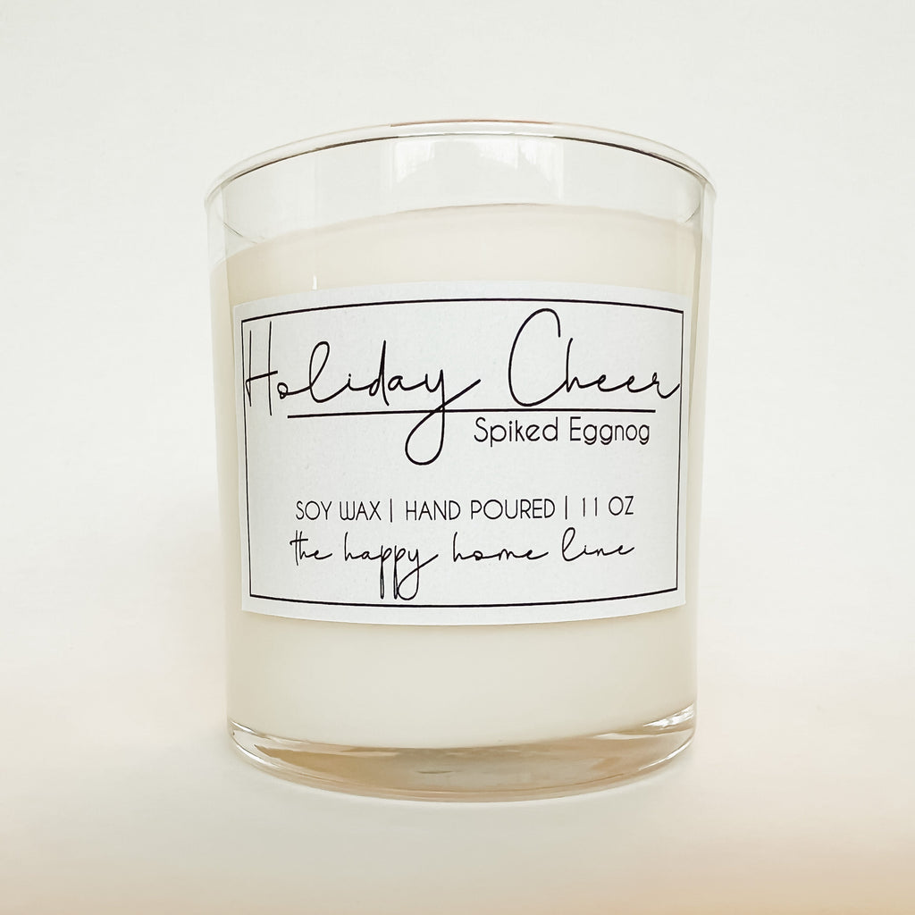 Holiday Cheer Wood Wick Candle - www.Shopthatapp.com