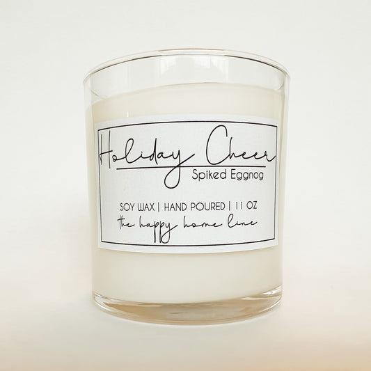 Holiday Cheer Wood Wick Candle - www.Shopthatapp.com
