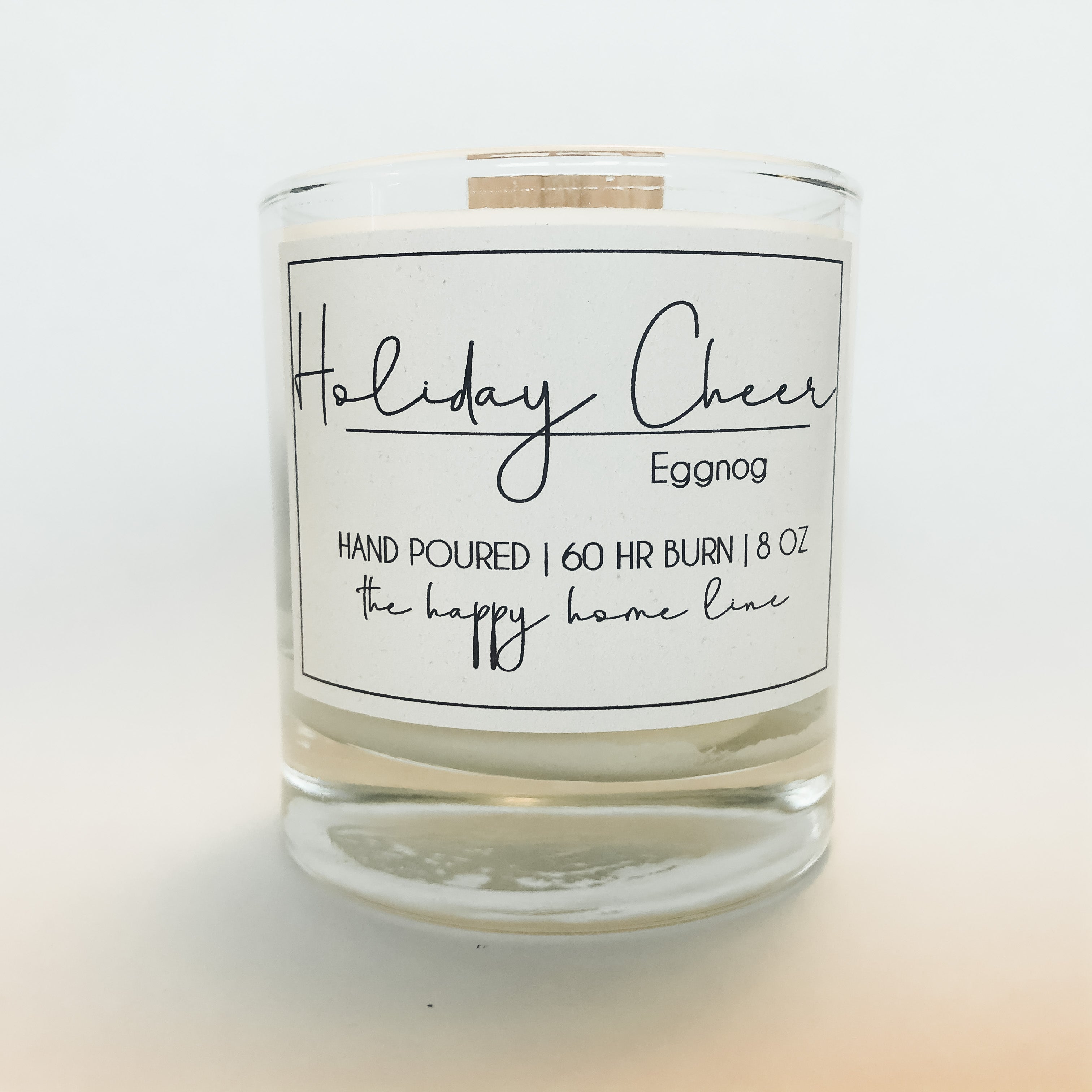 Holiday Cheer Wood Wick Candle - www.Shopthatapp.com