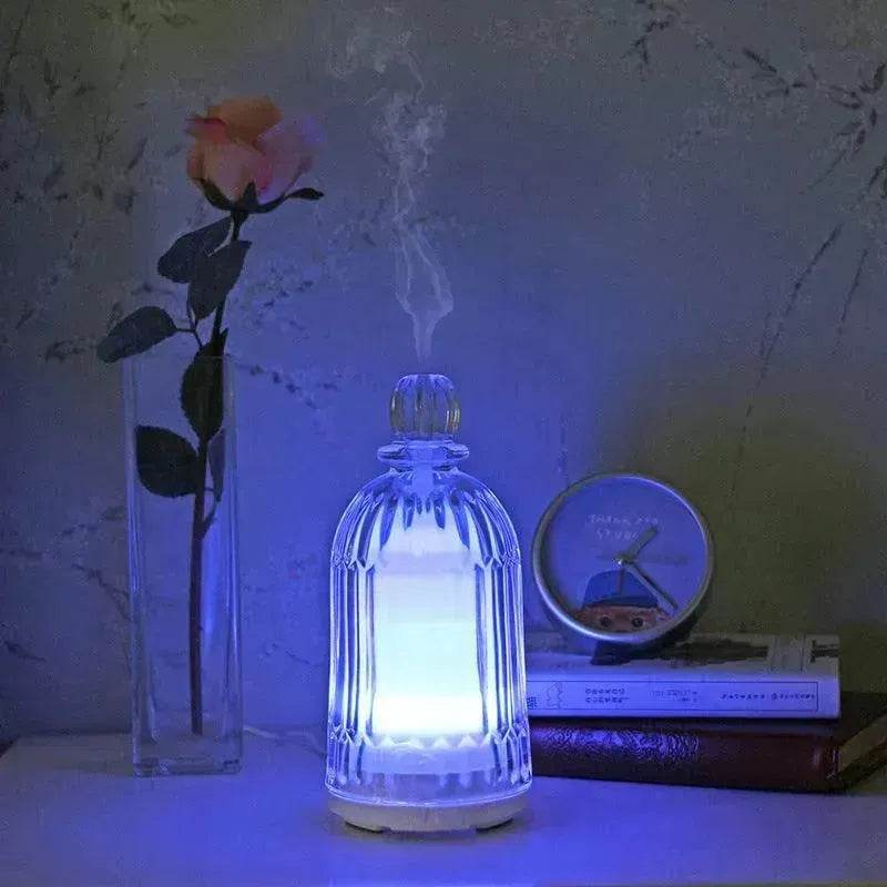Home Appliances Ultrasonic Atomizing Humidifier Home Desktop Silent Bedroom Essential Oil Diffuser Aroma Diffuser Lamp - www.Shopthatapp.com
