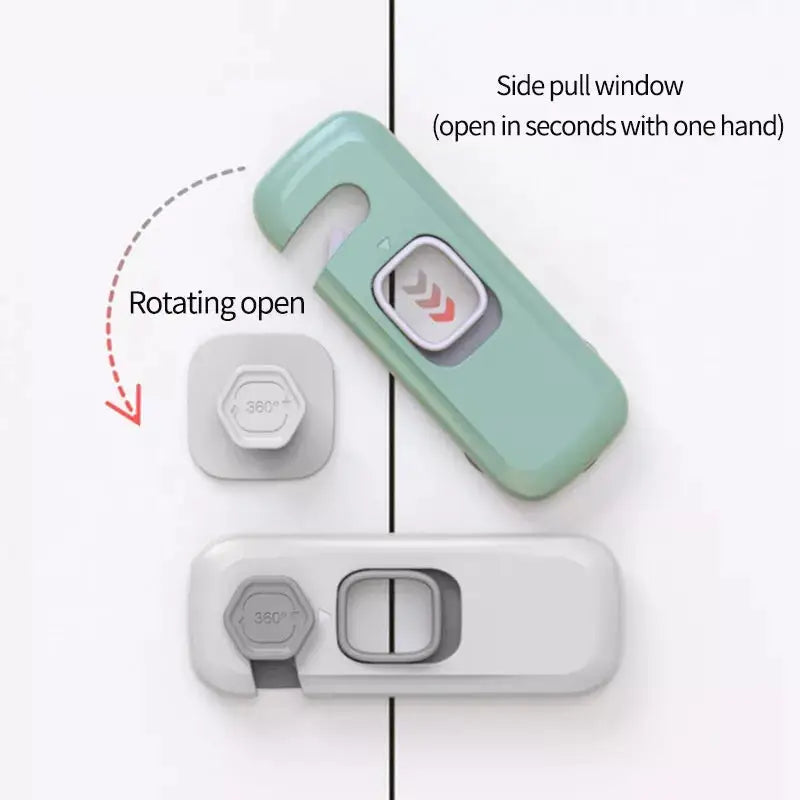 Home Refrigerator Lock Fridge Freezer Door Catch Lock Toddler Kids Child Cabinet Safety Lock For Baby Safety Child Lock - www.Shopthatapp.com