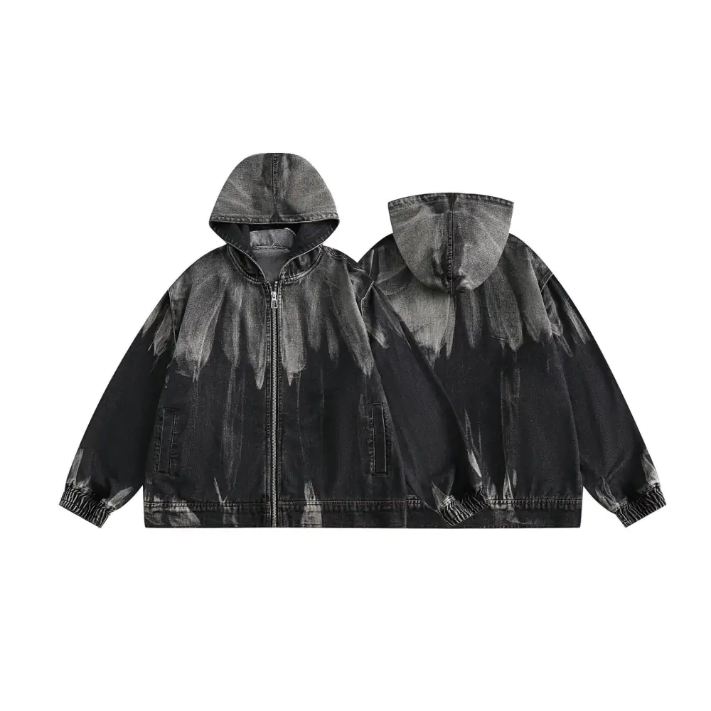 Hooded Washed Do The Old Cowboy Coat For Women Men Spring And Autumn - www.Shopthatapp.com