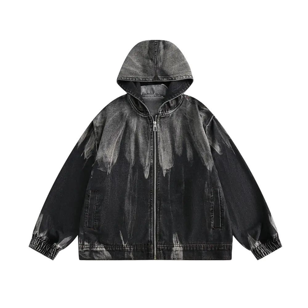 Hooded Washed Do The Old Cowboy Coat For Women Men Spring And Autumn - www.Shopthatapp.com