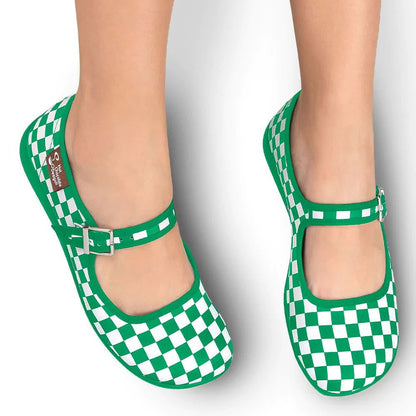 Hot Chocolate Design Checkers - Green - www.Shopthatapp.com