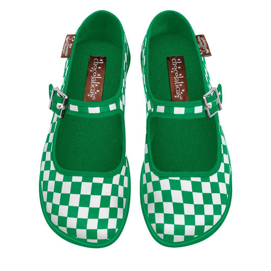 Hot Chocolate Design Checkers - Green - www.Shopthatapp.com