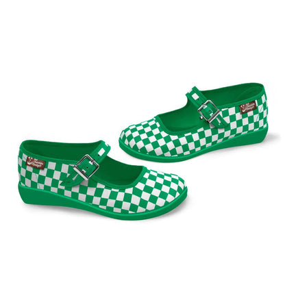 Hot Chocolate Design Checkers - Green - www.Shopthatapp.com