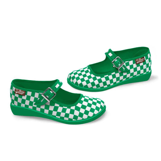 Hot Chocolate Design Checkers - Green - www.Shopthatapp.com