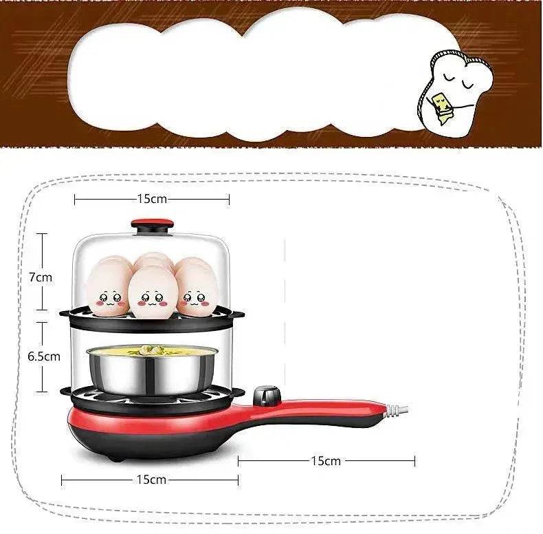 Household Breakfast Machine Stainless Steel Egg Steamer Egg Cooker Omelette Device Small Appliances Gift Gifts - www.Shopthatapp.com