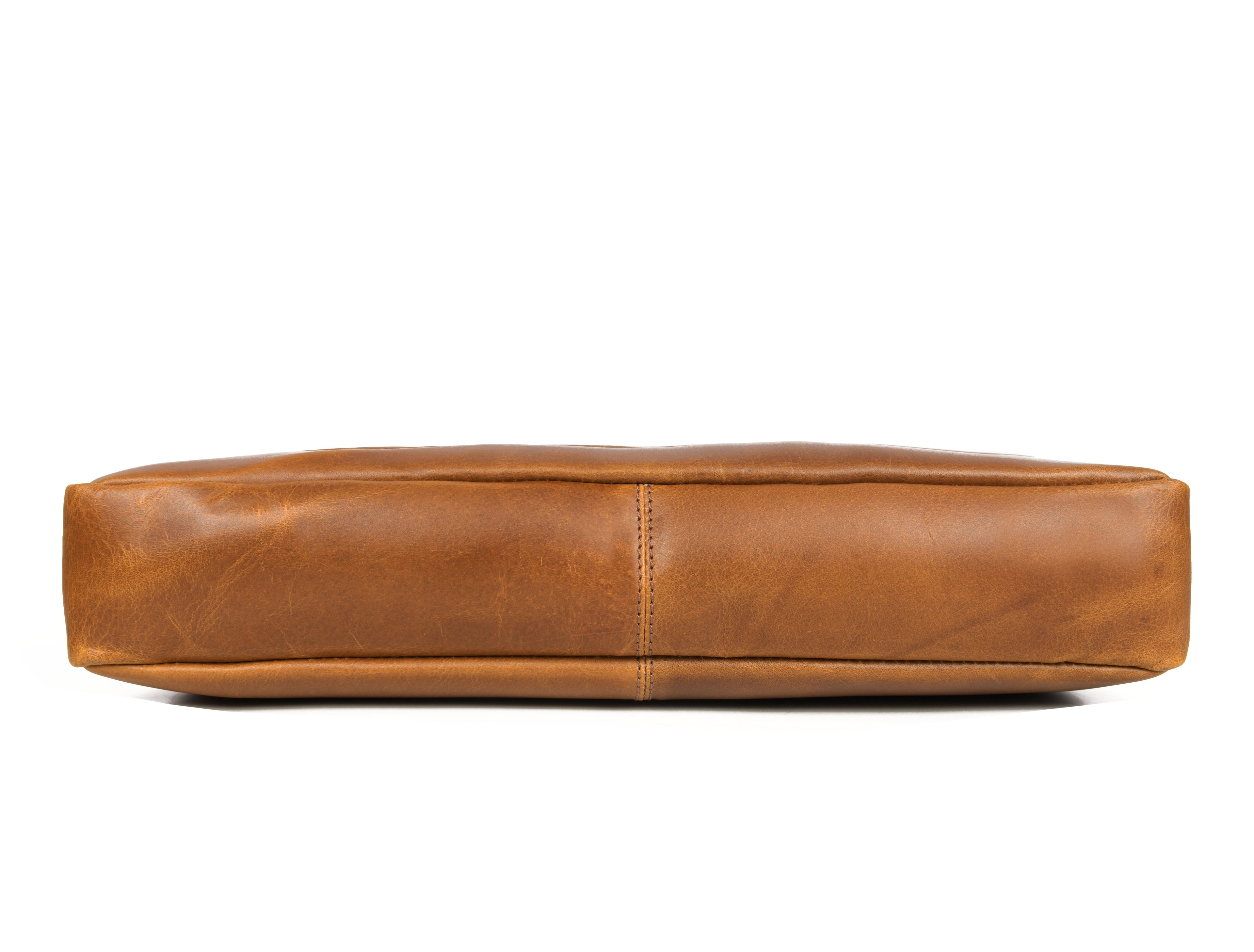 Hudson Leather Messenger Bag - Desert Tan - www.Shopthatapp.com