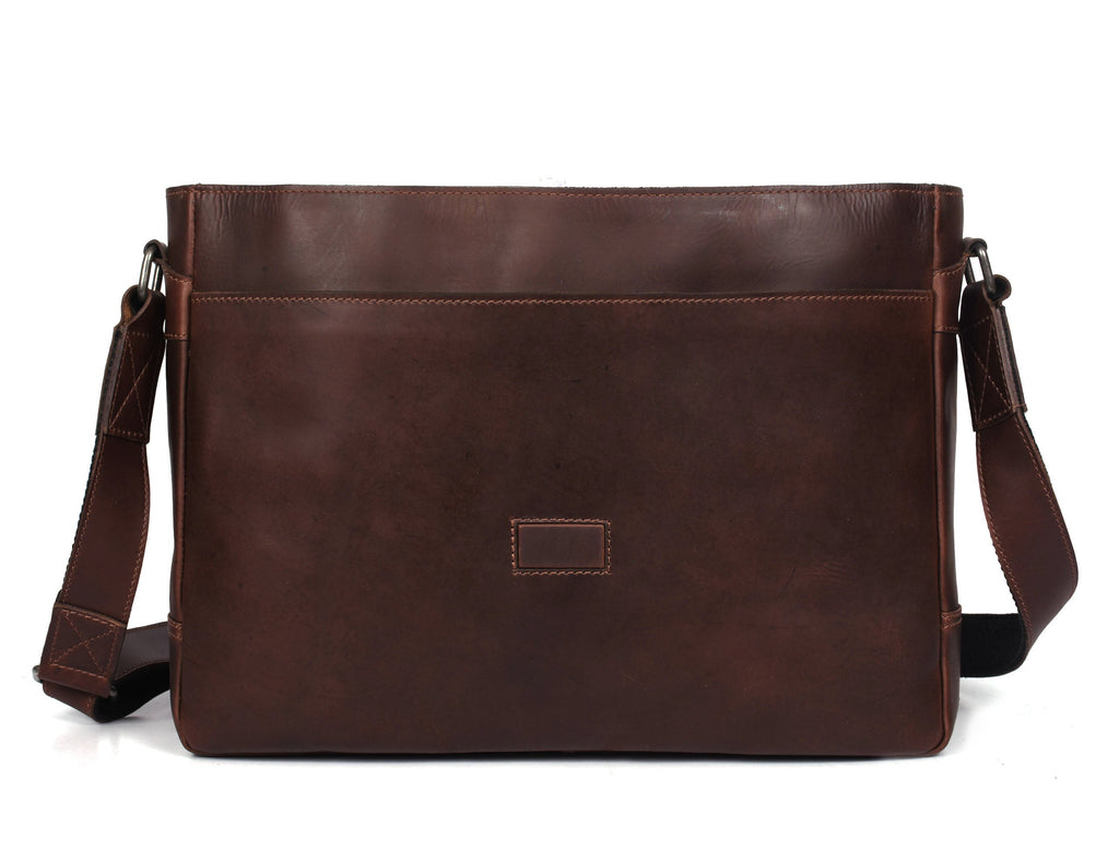 Hudson  Leather Messenger - Voyager - www.Shopthatapp.com