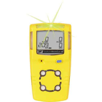 BW™ MicroClipXL Multi-Gas Detector, 4 Gas, CO/H2S/LEL/O2