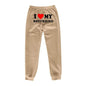 I Love MY BOYFRIEND Printed Trousers Casual Sweatpants Men And Women Sports Pants - www.Shopthatapp.com