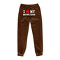 I Love MY BOYFRIEND Printed Trousers Casual Sweatpants Men And Women Sports Pants - www.Shopthatapp.com