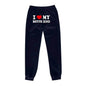 I Love MY BOYFRIEND Printed Trousers Casual Sweatpants Men And Women Sports Pants - www.Shopthatapp.com